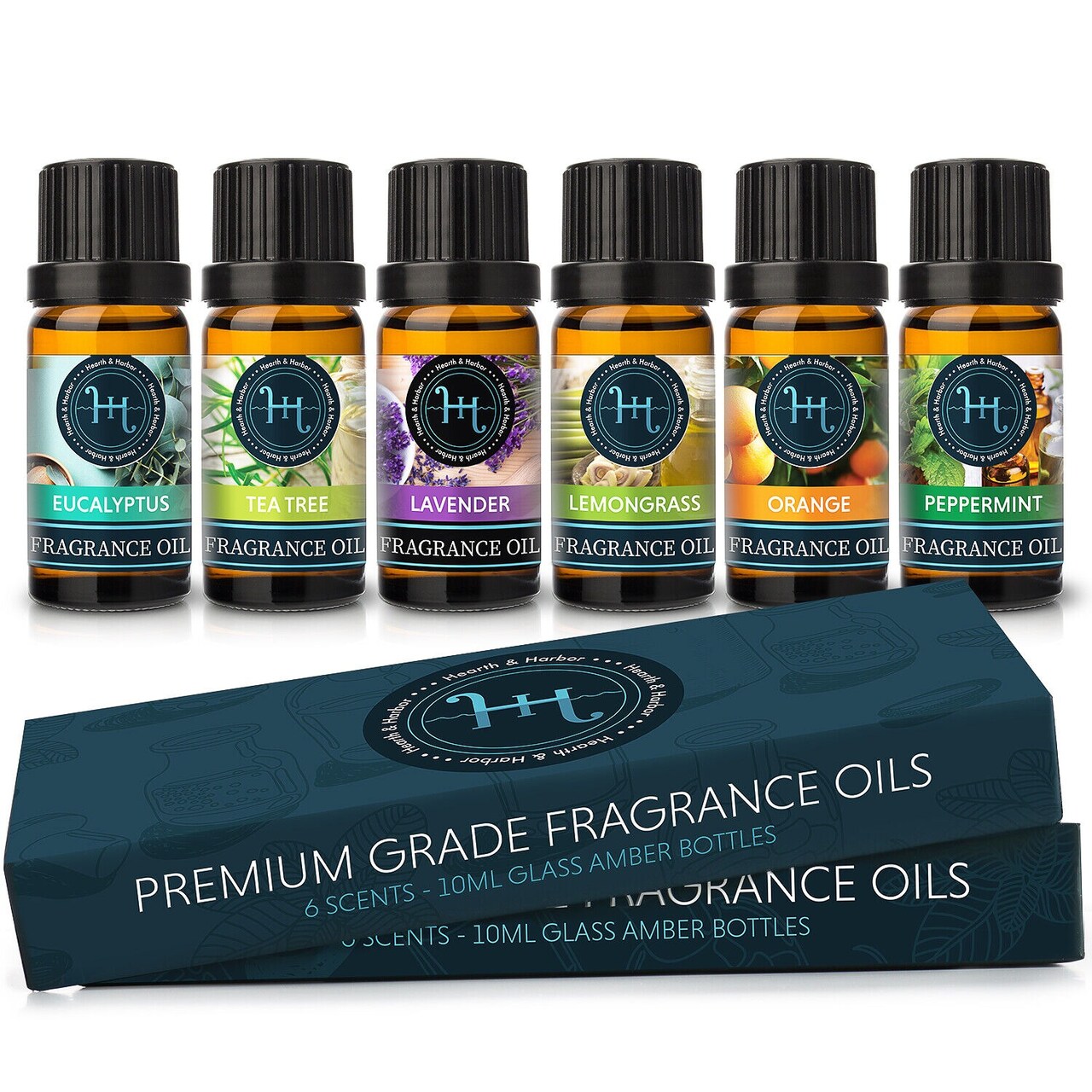 6 Premium Fragrance Oils for Candles, and Soap